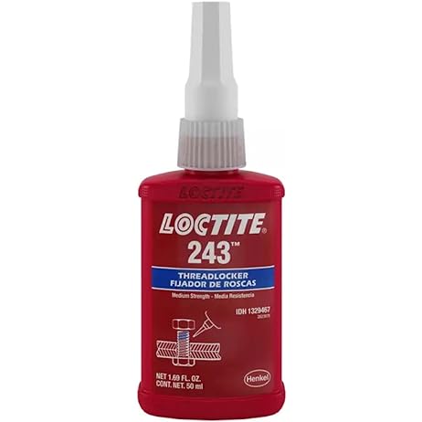 Loctite 243™ Medium-Strength Primerless Threadlocker