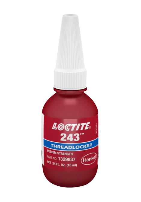 Loctite 243™ Medium-Strength Primerless Threadlocker