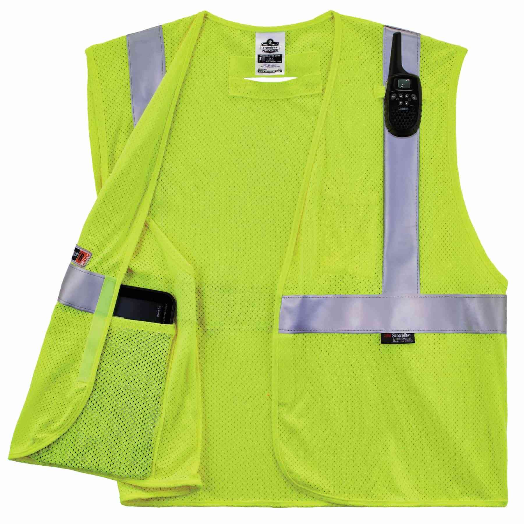 Ergodyne GloWear 8260FRHL Hi Vis FR Safety Vest Dakota Riggers Tool Supply Inc