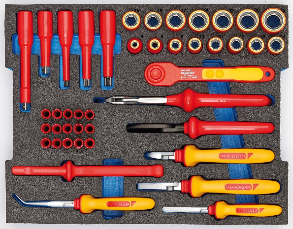 Gedore VDE Insulated 53pc Tool Set