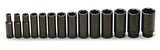 Wright SAE Socket Set, 1/2"Drive, 14 pc.