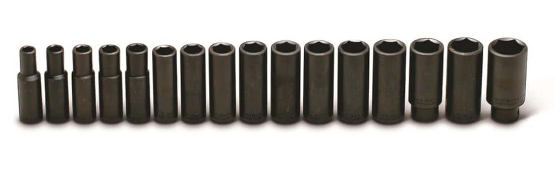 Wright Metric Socket Set, 1/2