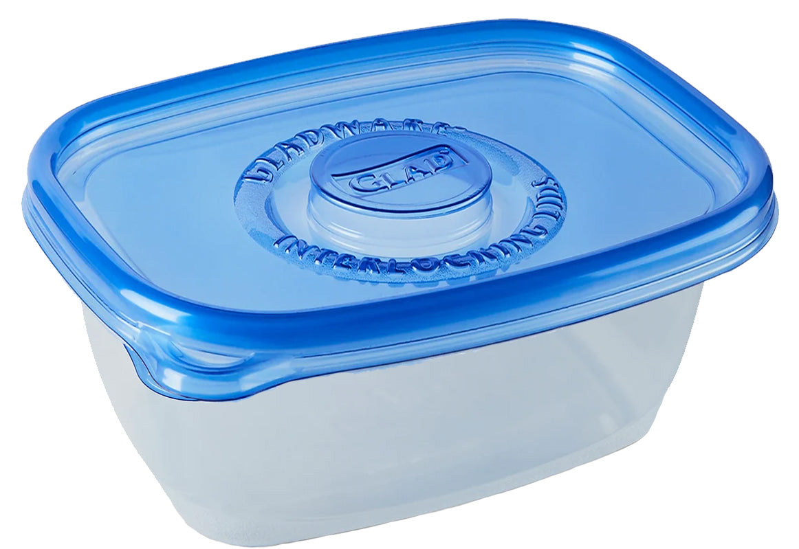 Glad Containers & Lids, Deep Dish, Large Rectangle, 8 Cups