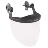 Ergodyne Skullerz 8994 Anti-Scratch & Anti-Fog Hard Hat Face Shield with Adapter for Cap-Style & Safety Helmet