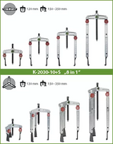 Kukko Narrow Universal 2 & 3-Jaw Puller Set