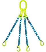 4-Leg Chain Sling with Slip Hooks, 9/32"