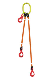 3-Legged Tool Lifting Rope Sling, Self Locking Hooks