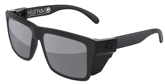 Heatwave Custom Lens Vise Z87 Polarized Sunglasses, Black Frame