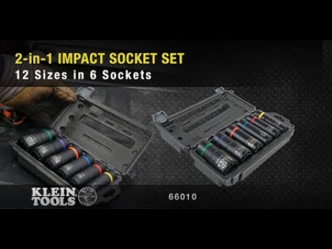 Klein 2 in 1 deals socket set