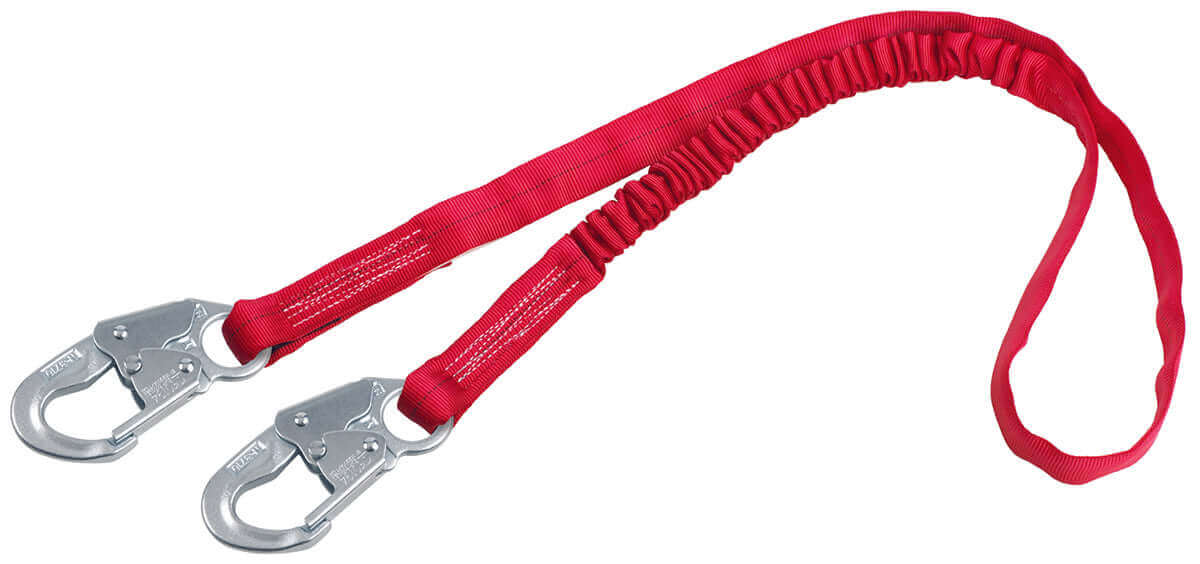 Protecta PRO Series 1342200 6' Shock Absorbing Lanyard with Snap on sale Hooks