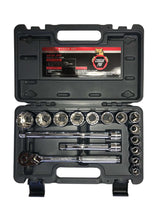 Cougar SAE Socket Set, 1/2" drive, 16 pc.