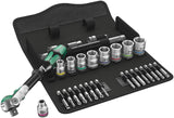 Wera Zyklop Metric Socket Set, 3/8" drive, 29 pc